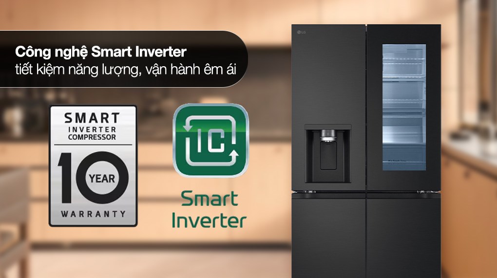 Tủ lạnh LG Inverter 508 lít Multi Door LFI50BLMAI