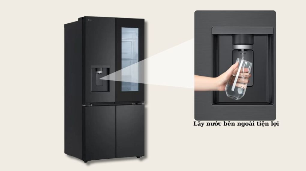 Tủ lạnh LG Inverter 576 lít LFD58BLMAI Multi Door