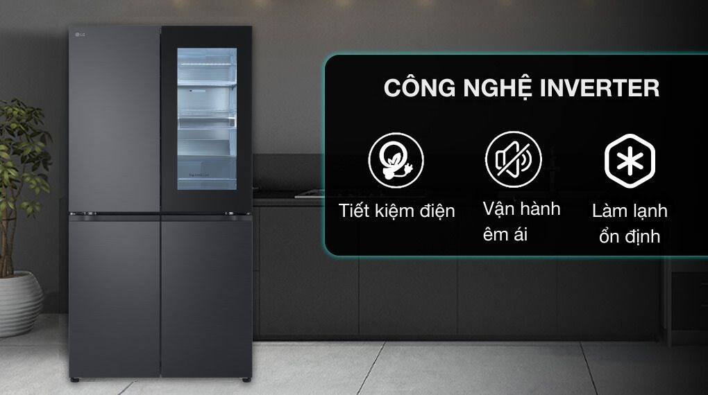 Tủ lạnh LG Inverter 666 lít Multi Door LFB66BLMI