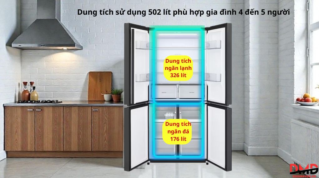 Tủ lạnh LG Inverter Multi Door 502 lít F50BG