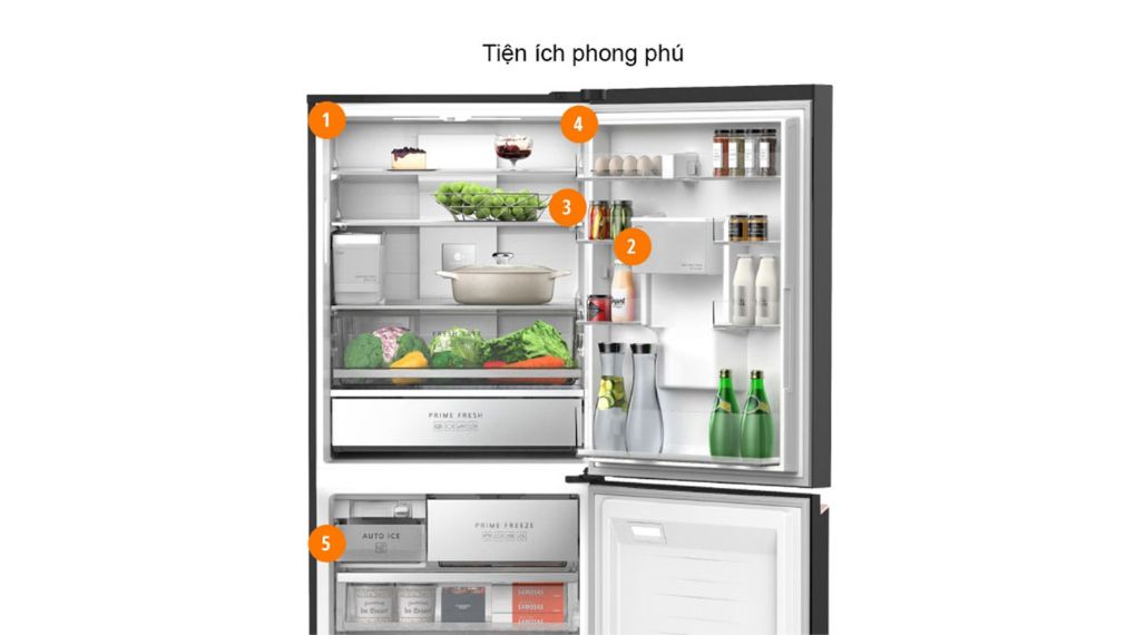 Tủ lạnh Panasonic Inverter 500 lít NR-BW530XMMV