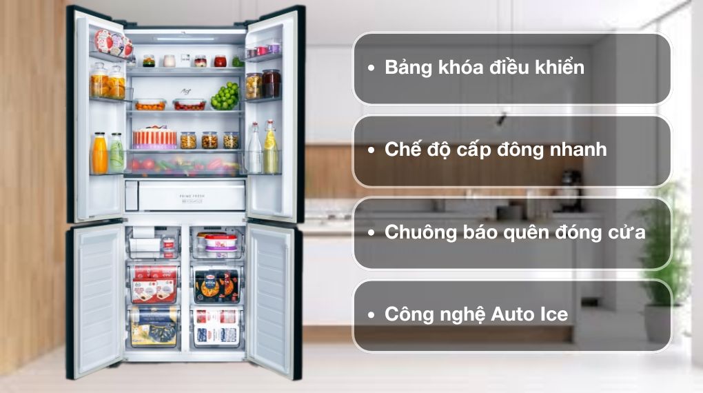 Tủ lạnh Panasonic Inverter 510 lít NR-X561BK-VN