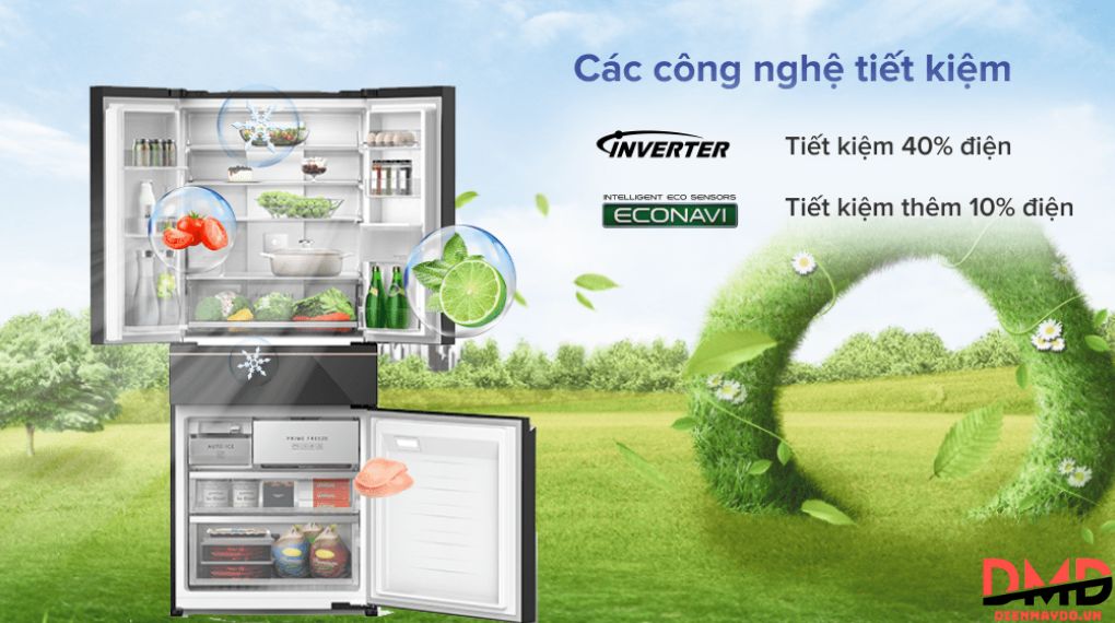Tủ lạnh Panasonic Inverter 540 lít NR-YW590YHHV