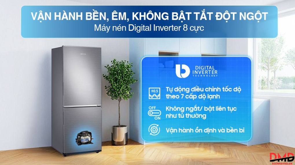 Tủ lạnh Samsung Inverter 280 lít RB27N4020S9/SV