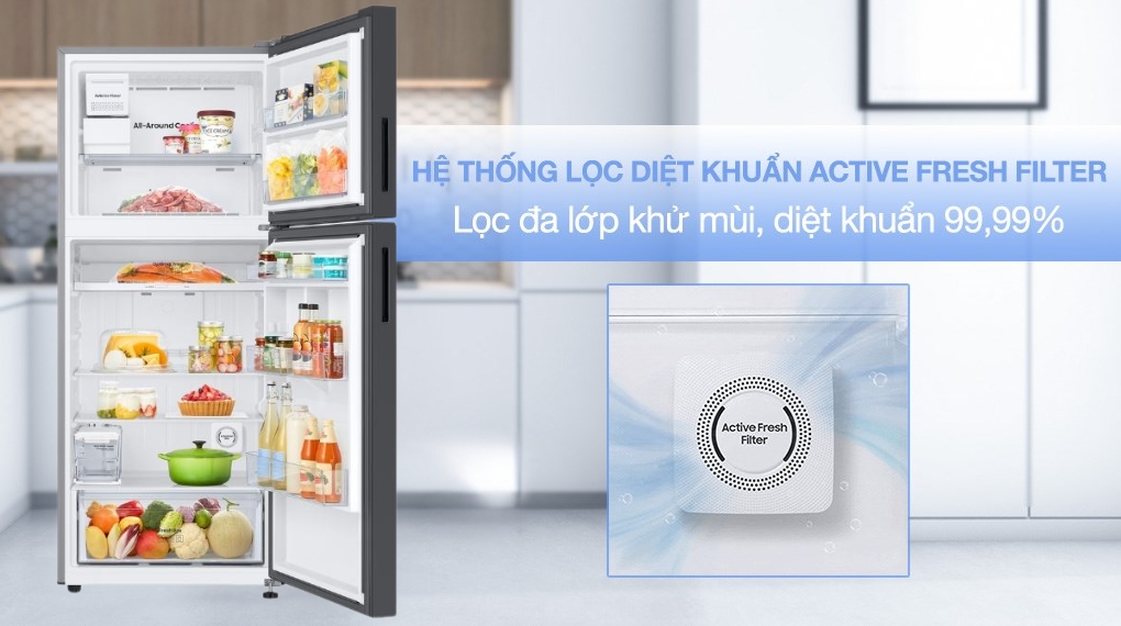 Tủ lạnh Samsung Inverter 385 lít Bespoke RT38CB668422SV