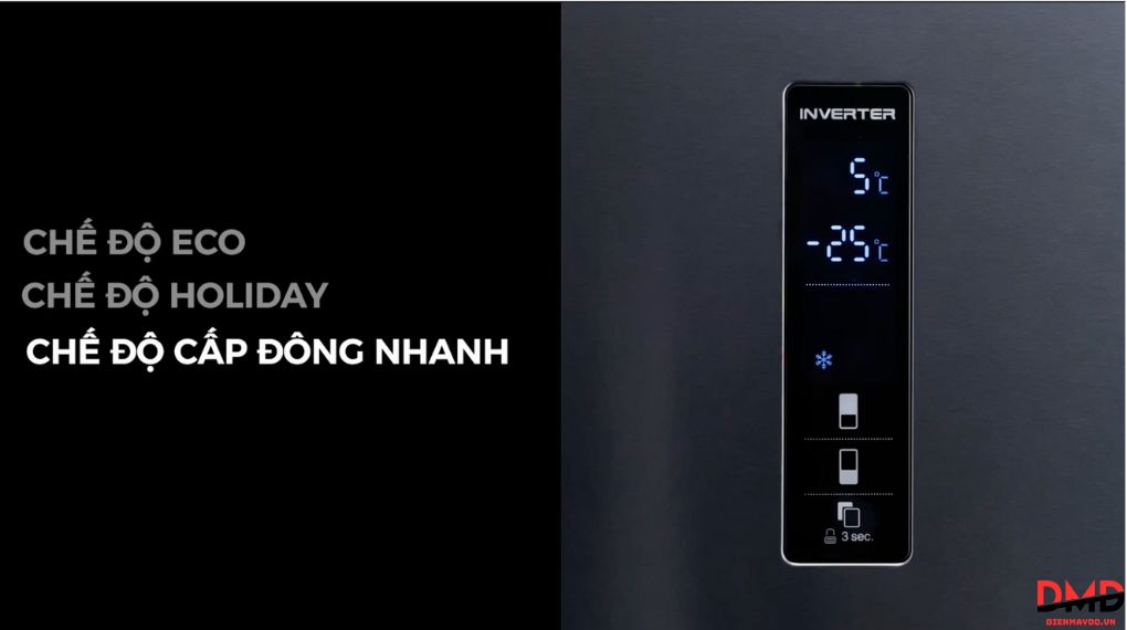 Tủ lạnh Sharp Inverter 323 lít SJ-BF330V-DG
