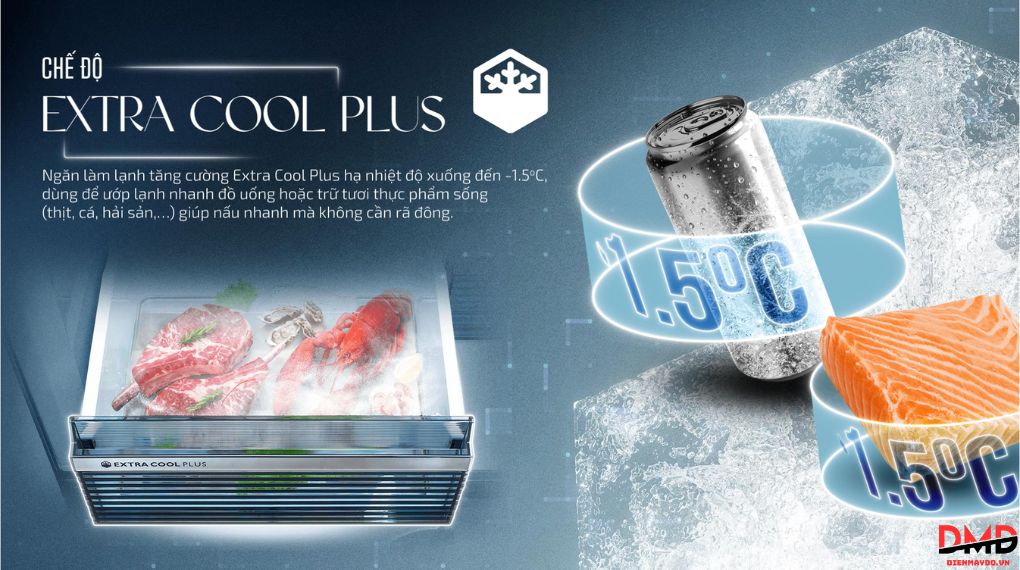 Tủ lạnh Sharp Inverter Multi Door 572 lít SJ-FXP650VG-SL