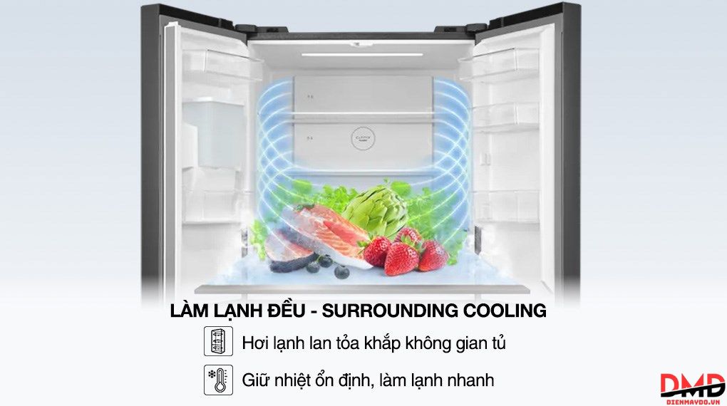 Tủ lạnh Toshiba Inverter 471 lít Multi Door GR-RF606WI-PMV(60)-AG