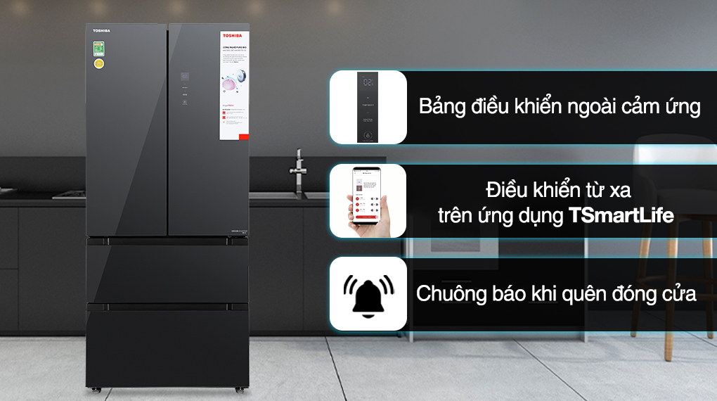 Tủ lạnh Toshiba Inverter 515 lít GR-RF669WI-PGV(A9)-BG