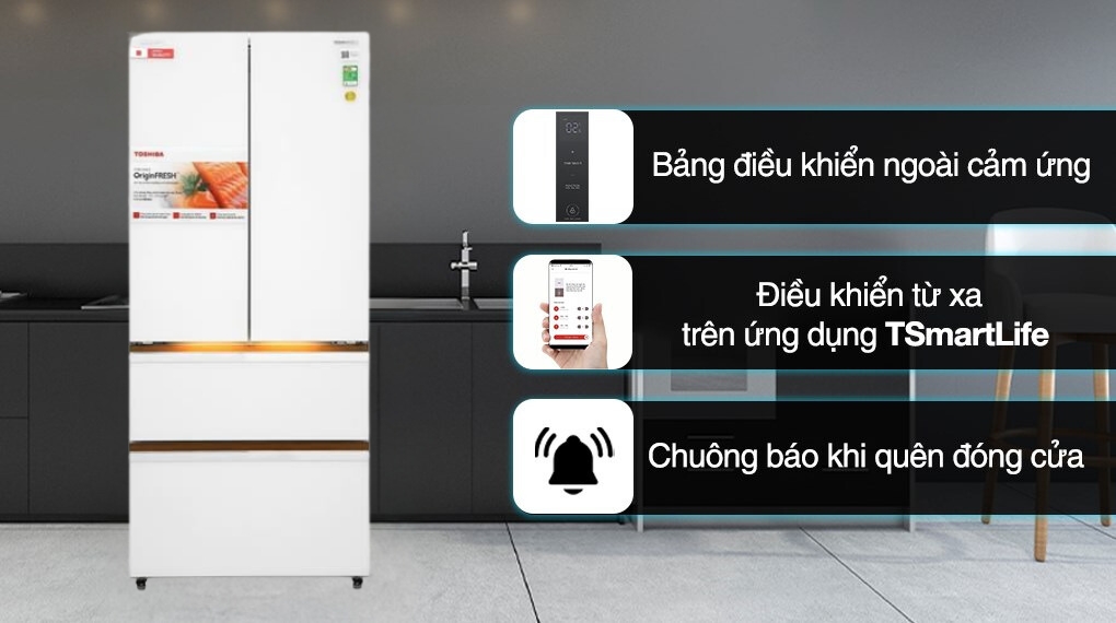Tủ lạnh Toshiba Inverter 533 lít GR-RF690WI-PGV(67)