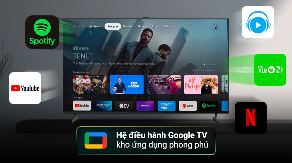 Google Tivi Sony 4K 75 inch KD-75X85L