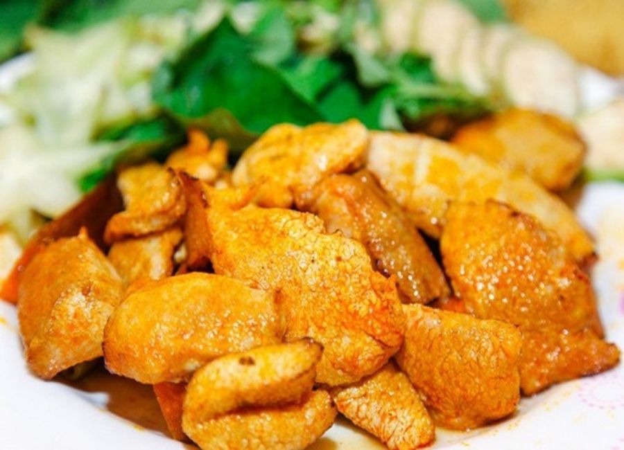 Cách làm nầm lợn nướng bằng nồi chiên không dầu