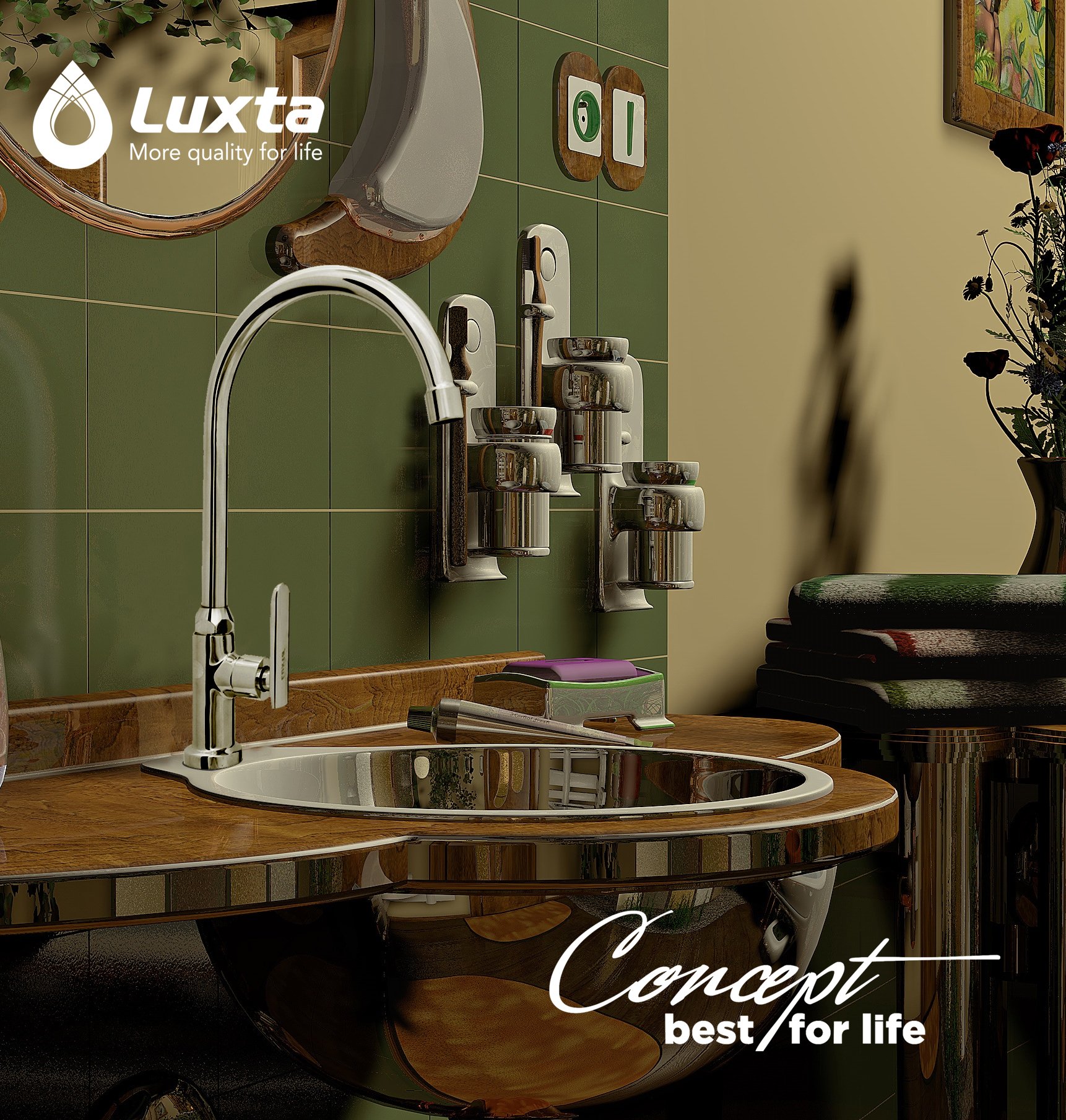 Mọi thiết bị vệ sinh Luxta đều được thiết kế sang trọng, tinh tế, phù hợp với mọi không gian phòng tắm