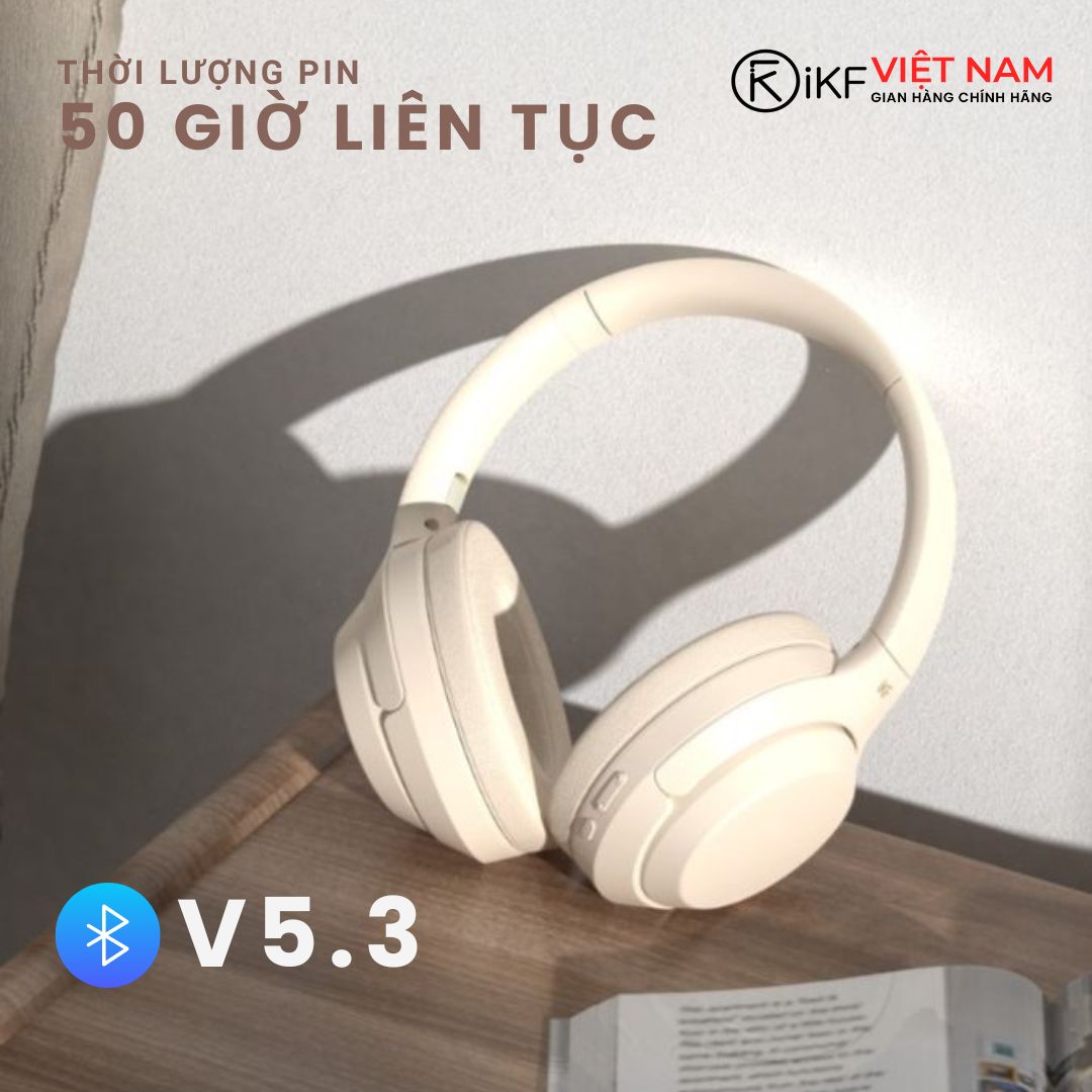 Pin 50 giờ của iKF T1 – Nghe nhạc thoải mái nhiều ngày.