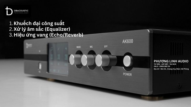 Amply Karaoke bao gồm 3 tính năng chính