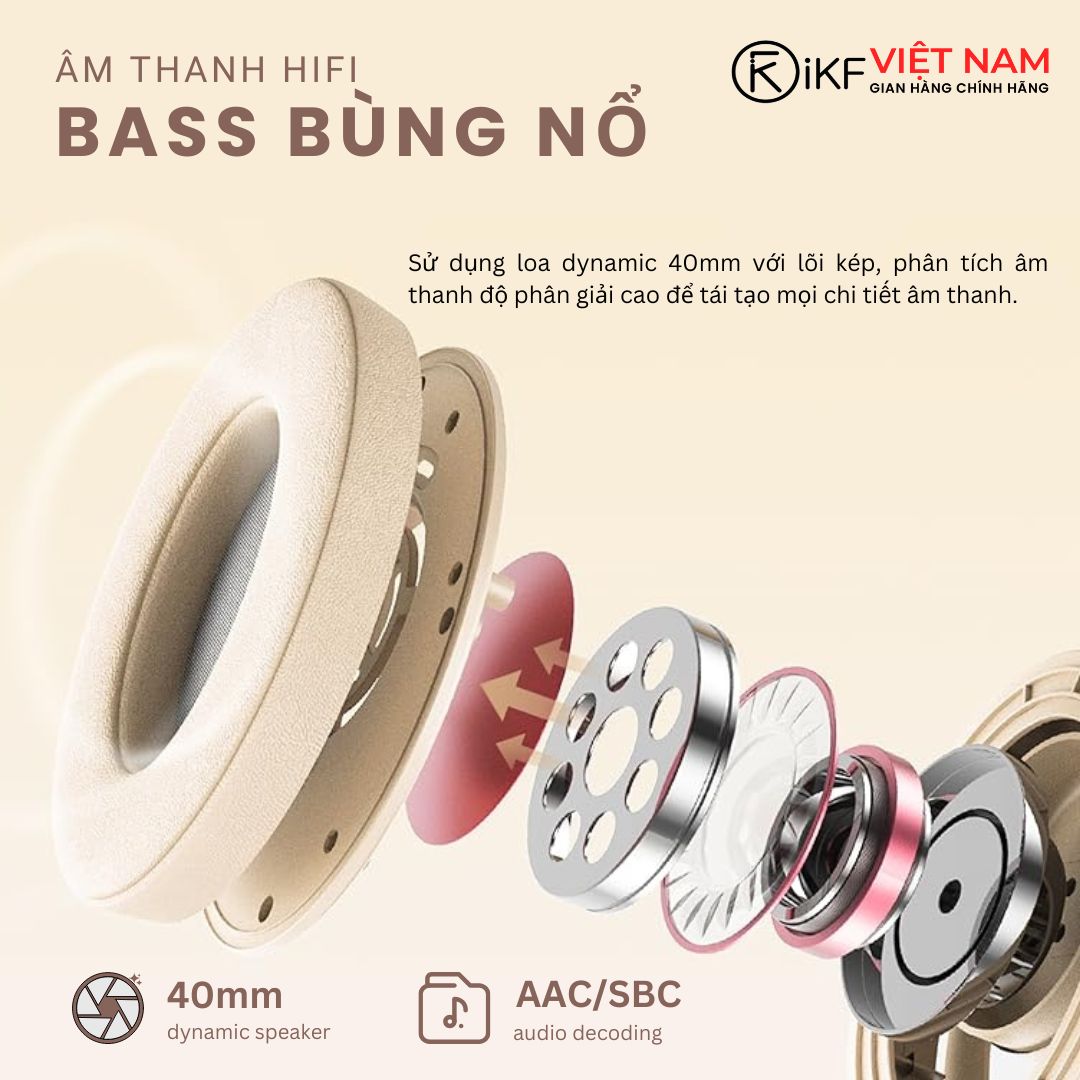 Âm thanh HiFi từ iKF T1 – Trải nghiệm nhạc sống động, chi tiết.