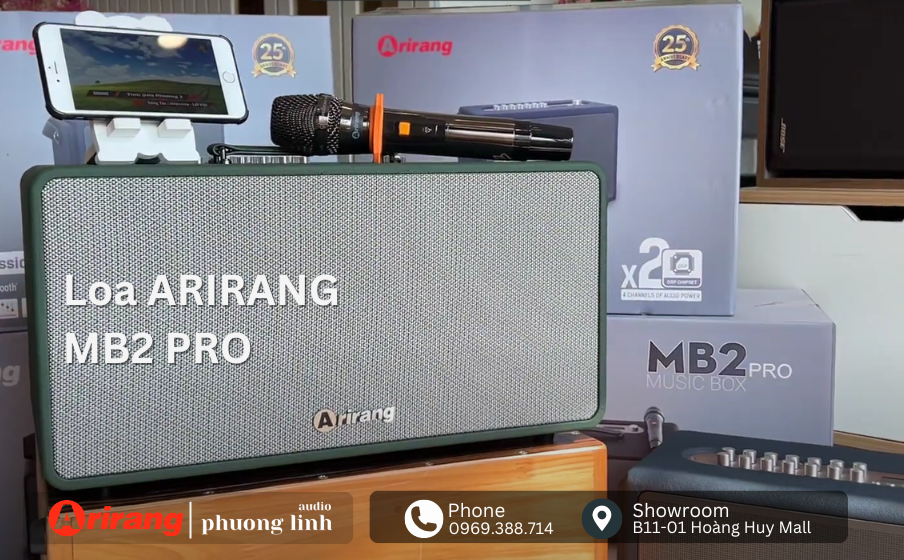 ARIRANG MB2 PRO Thiết kế nhỏ gọn