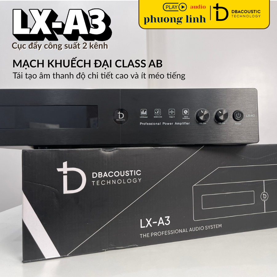 Mạch Class AB trên cục đẩy công suất LX-A3 cực hay