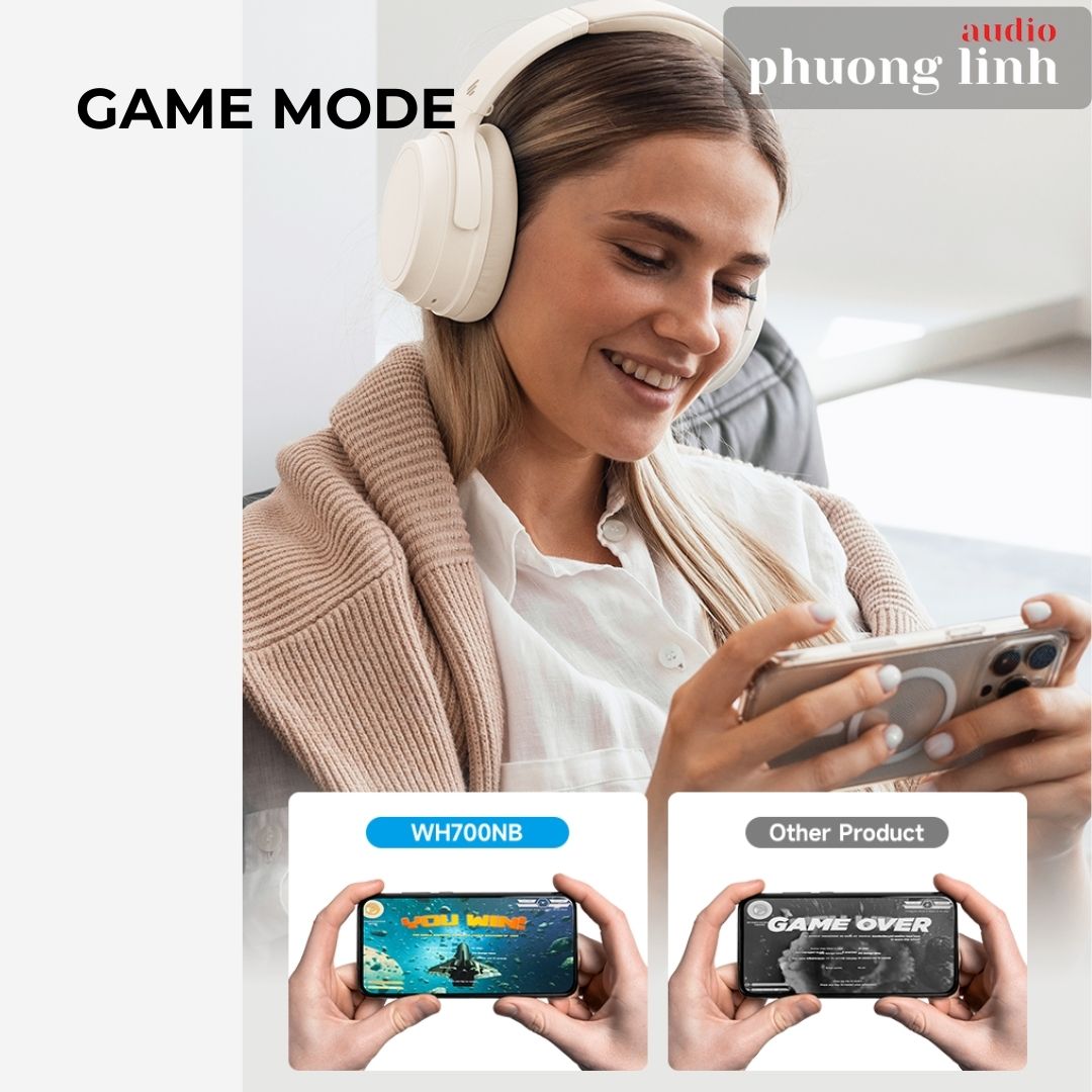 EDIFIER WH700NB chơi game độ trễ thấp