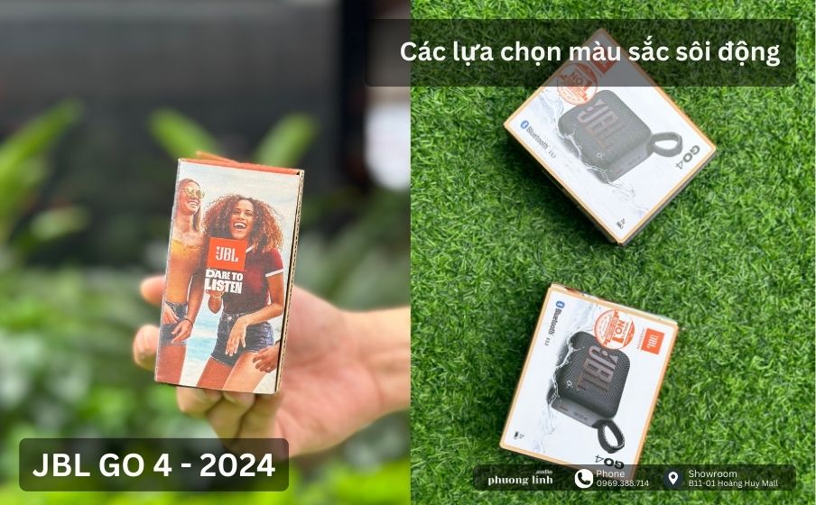 JBL GO 4 đa dạng lựa chọn màu sắc