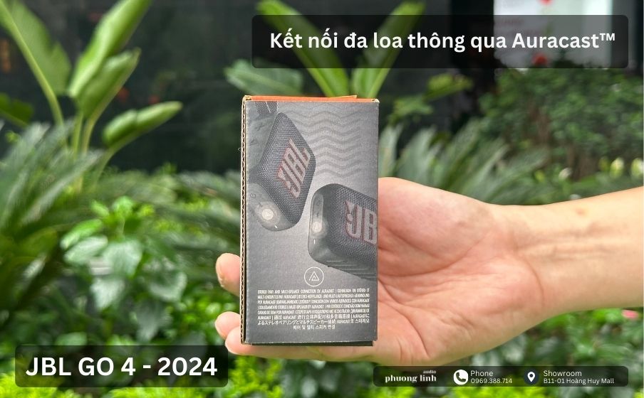 JBL GO 4 Kết nối đa loa thông qua Auracast™