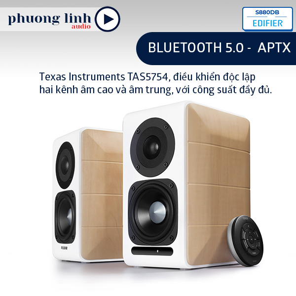 Edifier S880 sử dụng chip khuếch đại công suất số chuyên nghiệp Texas Instruments - TAS5754