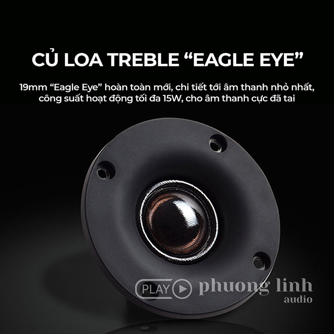 Loa Edifier R1700BTs nghe nhạc chi tiết với loa treble 19mm