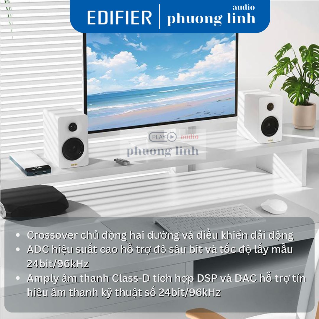 Edifier M60 - Âm thanh chất lượng cao, xử lý tín hiệu số hoàn hảo