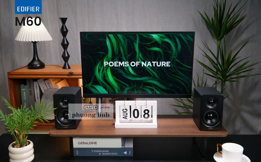 Loa Edifier M60 - Decor tuyệt đẹp với màu đen mạnh mẽ