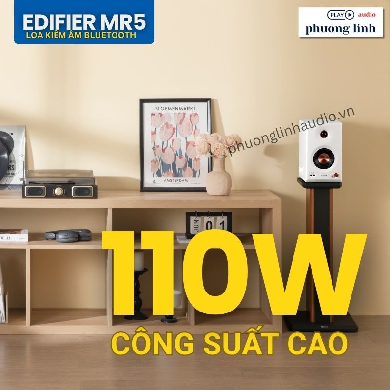Edifier MR5 mang lại hiệu suất âm thanh mạnh mẽ