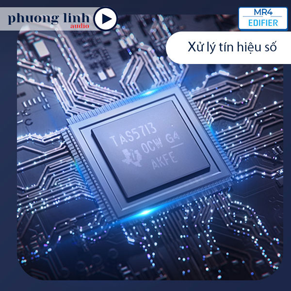 Âm thanh Edifier MR4 chi tiết hơn khi xử lí tín hiệu số DSP