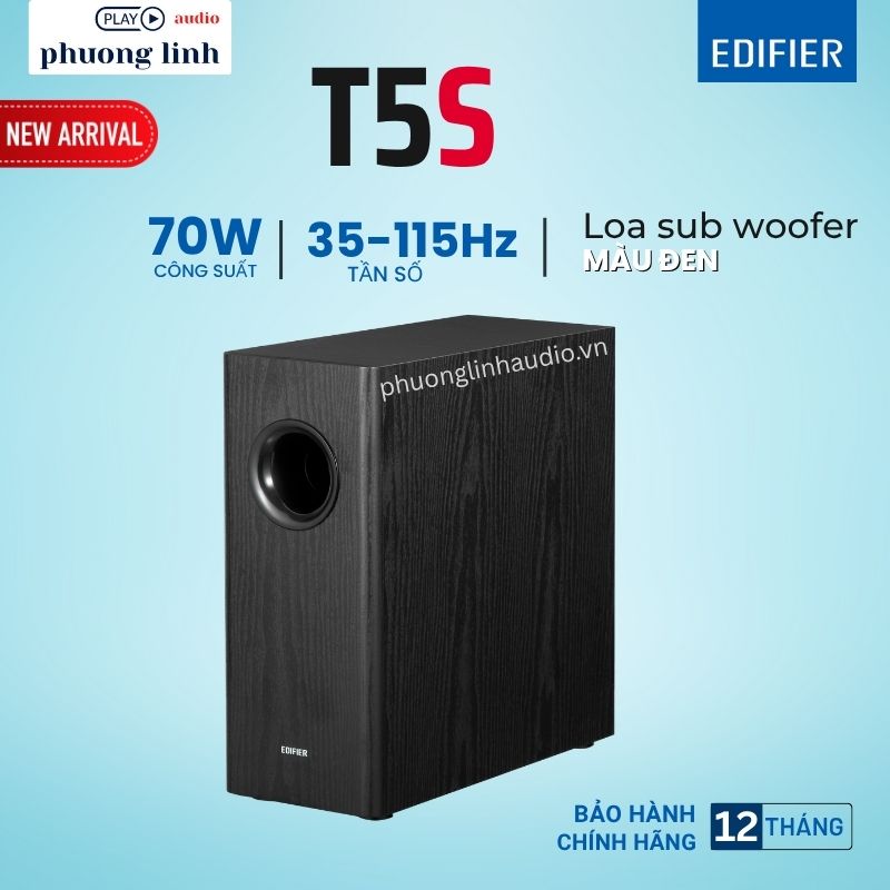 Loa Edifier T5s màu đen