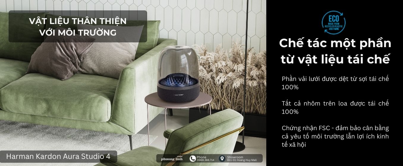 Chế tác một phần từ vật liệu tái chế