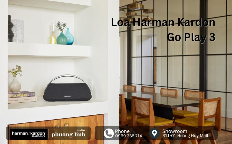 Harman Kardon's Go + Play 3 thiết kế hiện đại