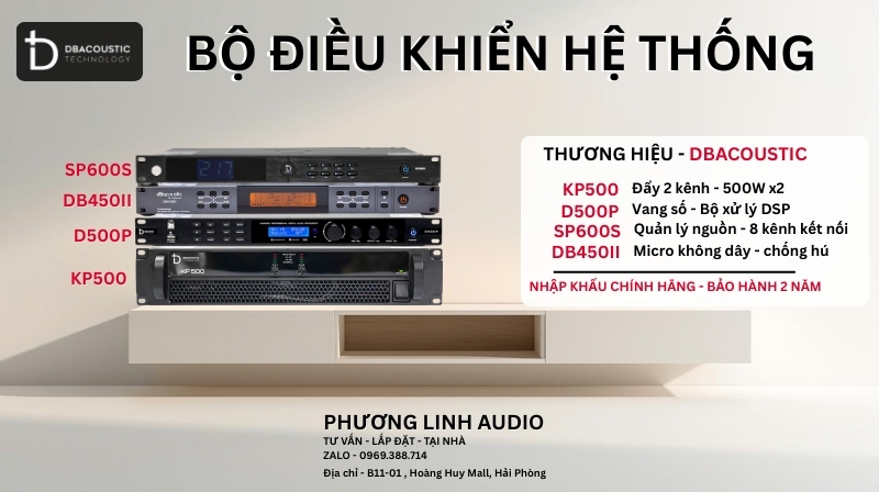 Hệ thống điều khiển hệ thống dàn karaoke DBAcoustic DB-35