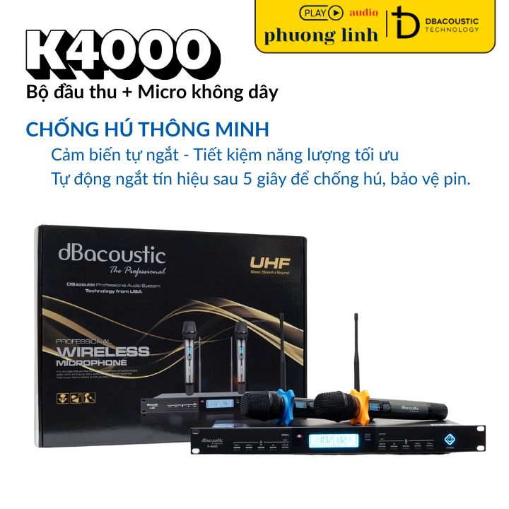Cảm biến tự ngắt thông minh của Micro DBacoustic K4000