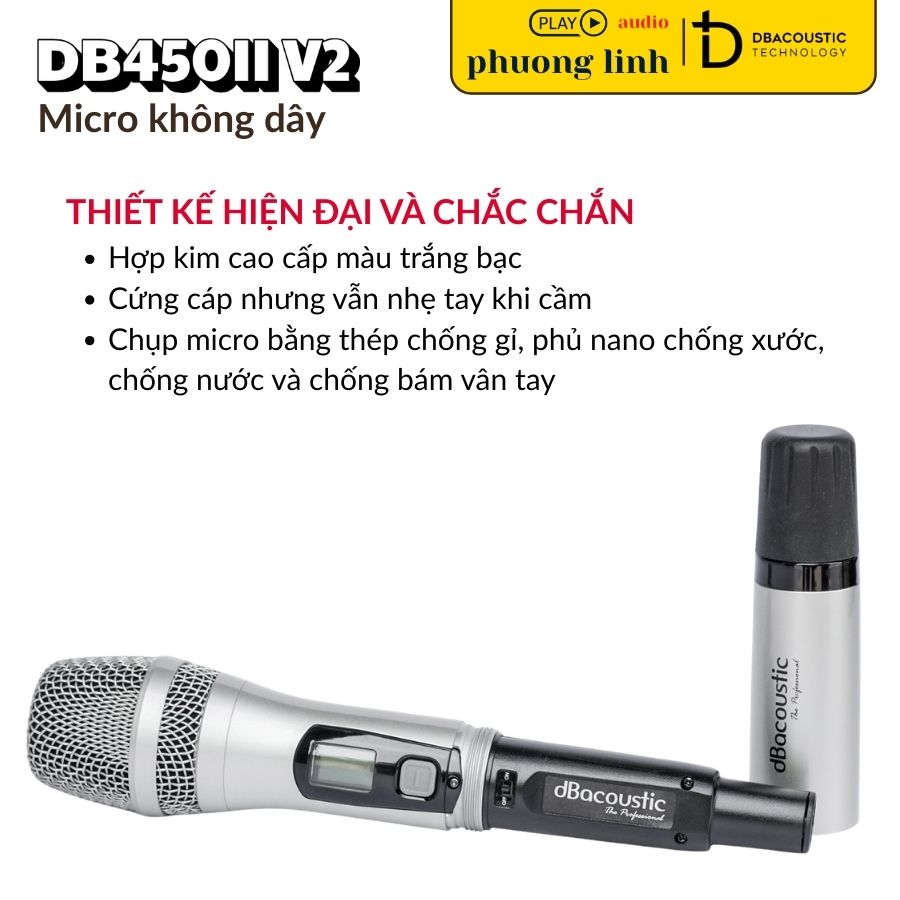 Thiết kế bền bỉ chắc chắn của Micro DB450II V2