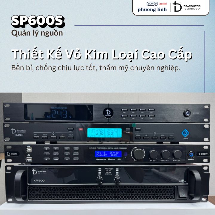 Thiết kế vỏ kim loại SP600S