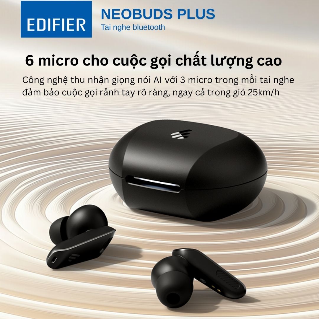 Hệ thống 6 micro ENC với AI cho cuộc gọi crystal clear