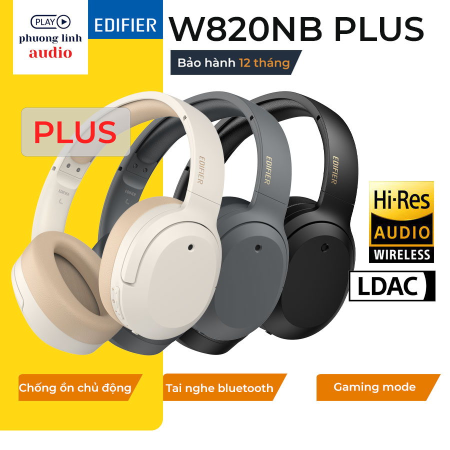 Màu sắc cá tinh, trẻ trung là điểm mạnh của Edifier W820NB Plus