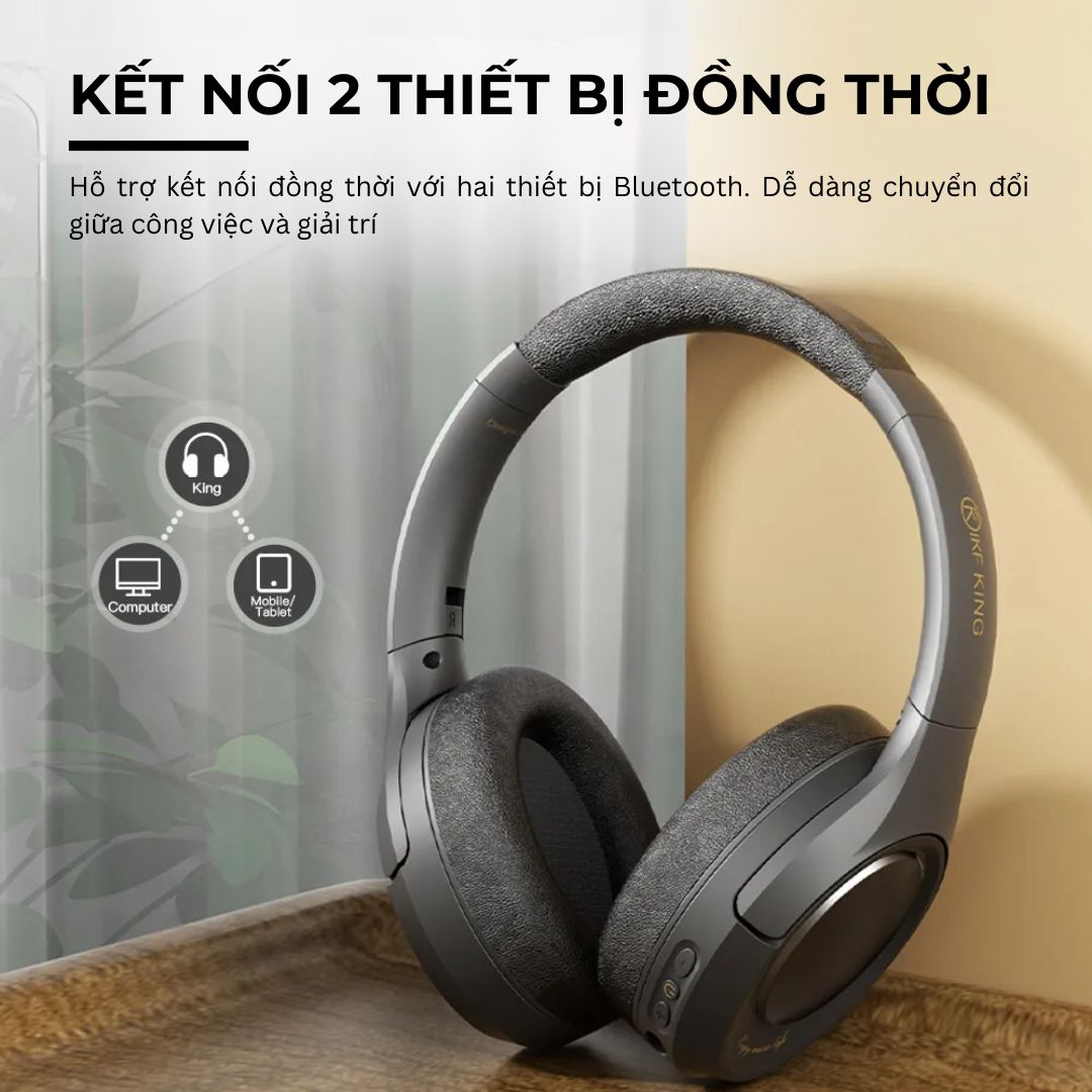 iKF King làm việc tiện lợi với kết nối 2 thiết bị đồng thời