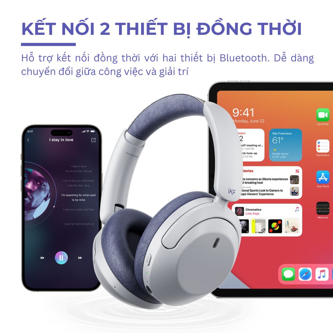 Kết nối đa thiết bị cùng iKF T3 – Đa nhiệm mượt mà, hiệu quả.