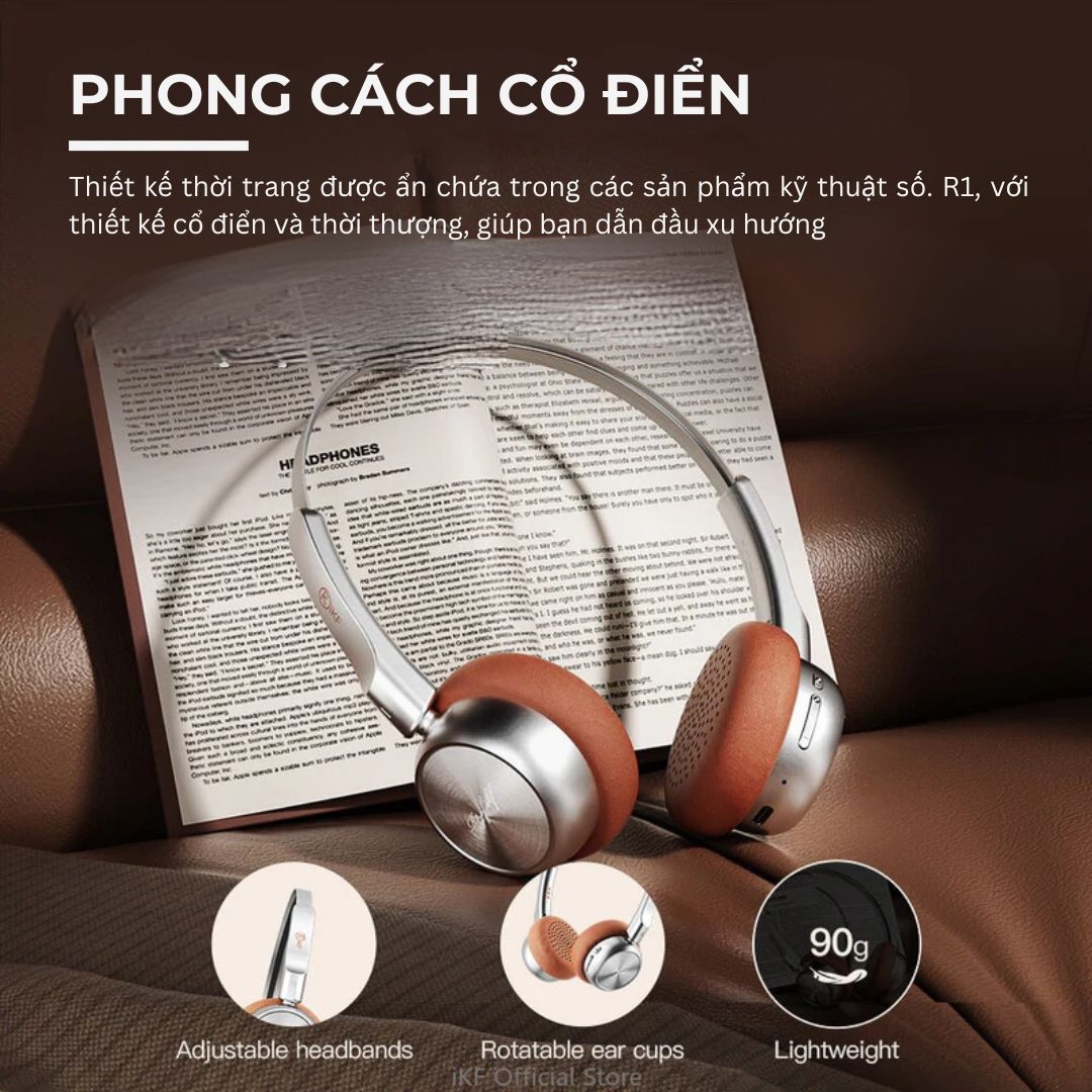 Thiết kế retro sang trọng của iKF R1 – Phong cách vintage thời thượng.