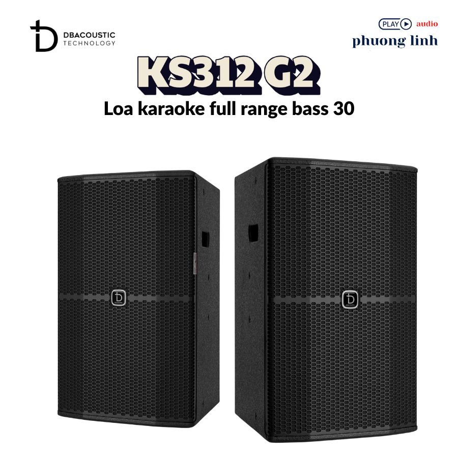 Củ loa Bass 30cm uy lực của DBacoustic KS312 G2