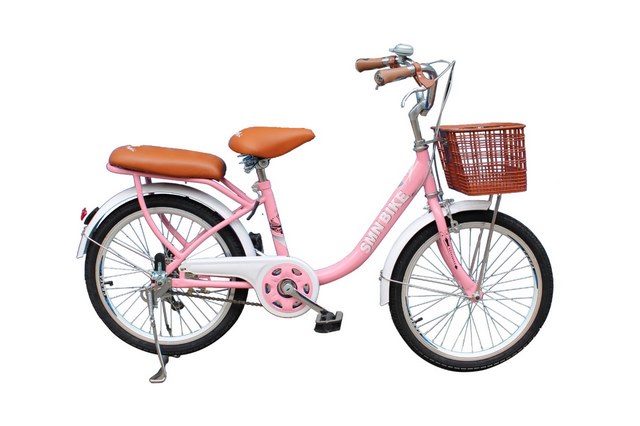 Xe đạp màu hồng cho bé gái trên 6 tuổi