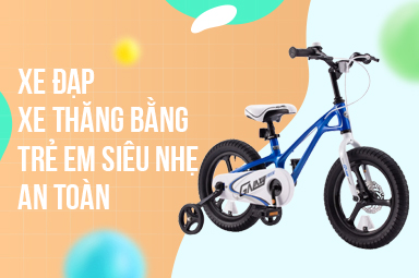 Xe Đạp Trẻ Em Ninota I thiết kế hiện đại - chất lượng cao cấp - an toàn cho bé