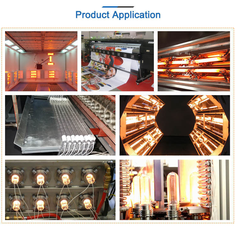 Bóng đèn sấy Hồng Ngoại Kim 400mm 1000W