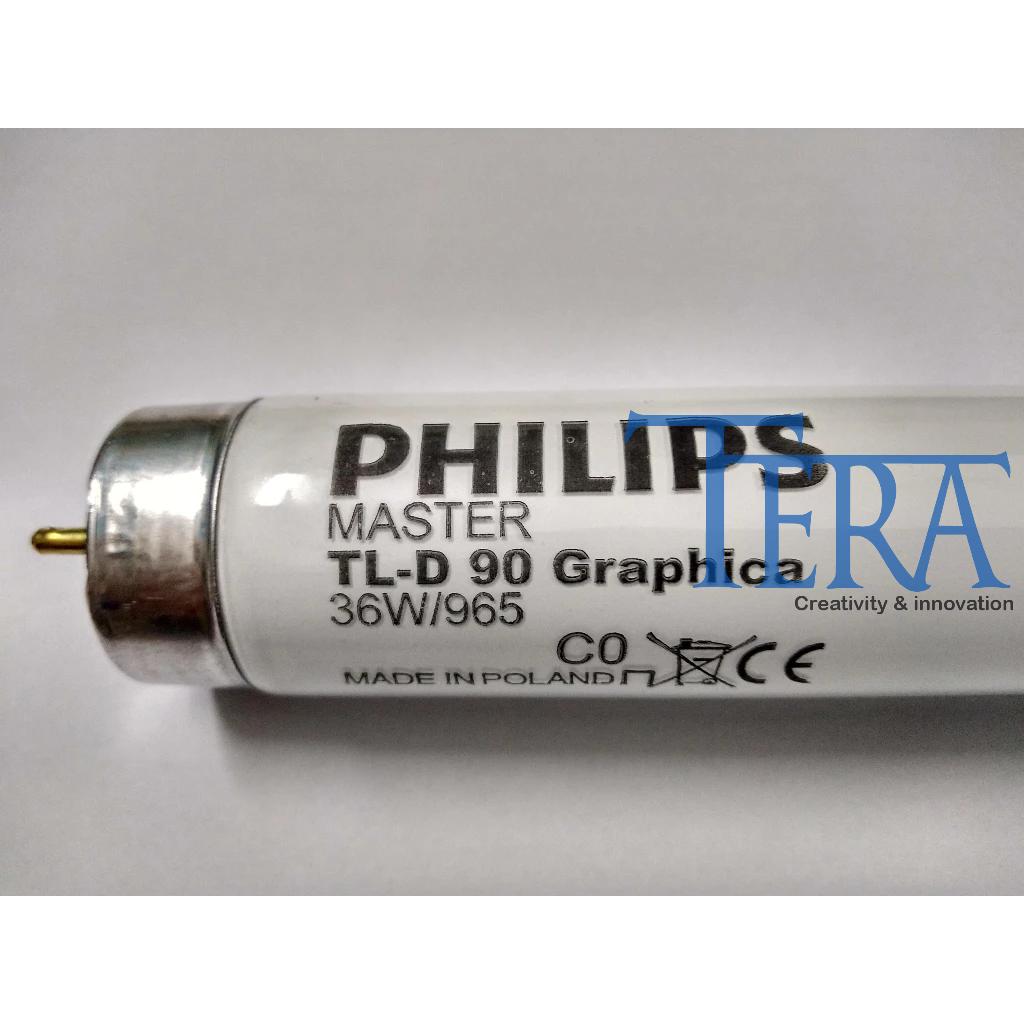 Thông số kỹ thuật của Bóng đèn soi màu Philips Master TL-D 90 Graphica 36W 965/952 G13