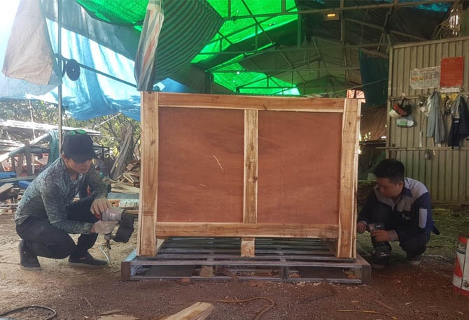 Đơn vị đóng thùng gỗ dán ở Bắc Giang làm theo yêu cầu