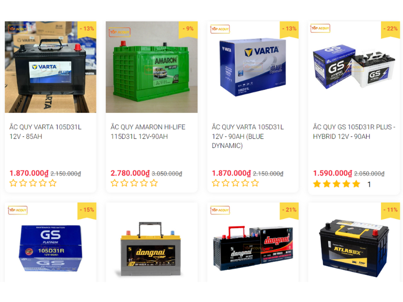 Ắc quy ô tô Ssangyong